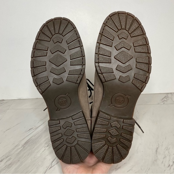 New! Born Codi Gray Suede Lace Up Boot 8 1/2 M - Picture 13 of 14